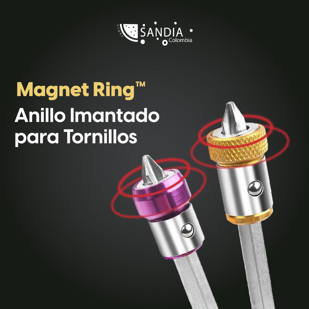 Magnet Ring™ - Anillo Imantado para Tornillos ( 4 UNIDADES )